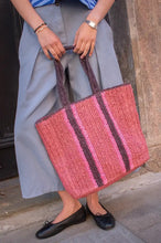 Indlæs billede til gallerivisning YERSE Paros Raffia Tote