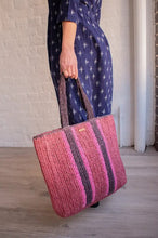 Indlæs billede til gallerivisning YERSE Paros Raffia Tote
