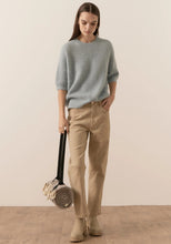 Load image into Gallery viewer, POL Jane Pointelle Knit Tee