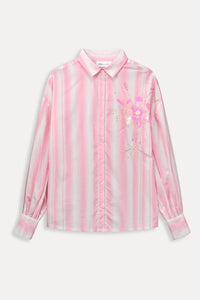 POM Striped Pink Blouse