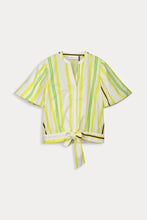 Load image into Gallery viewer, POM Striped Lemon Blouse