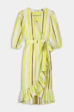 Load image into Gallery viewer, POM Striped Lemon Dress