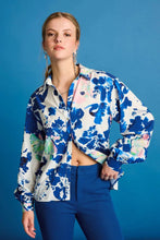 Load image into Gallery viewer, POM Violet Crane Blouse