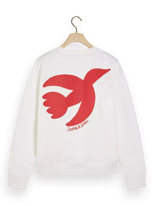 SCOTCH & SODA Peace Bird Sweatshirt