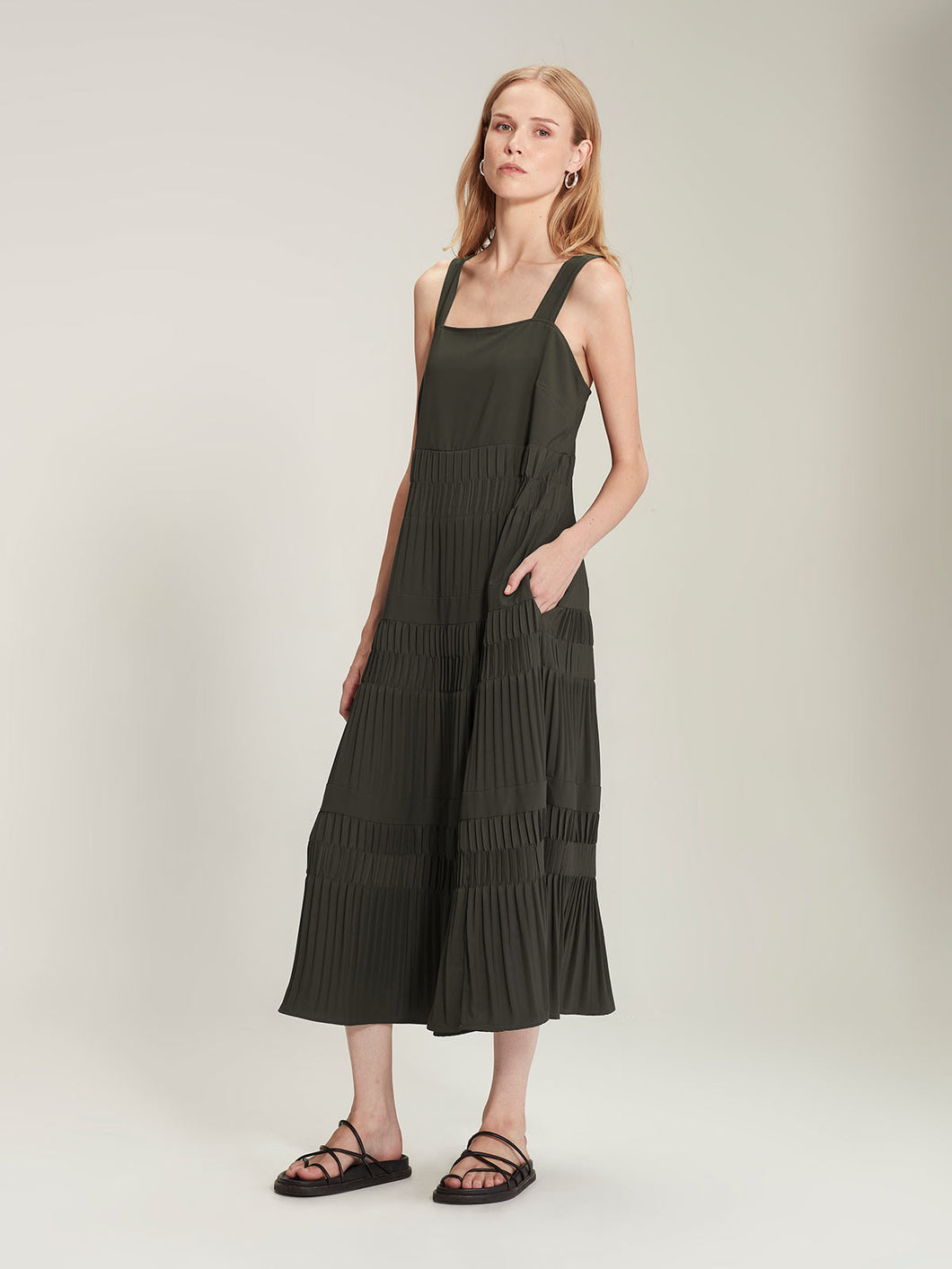 SILLS Javier Pleat Dress