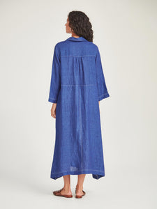 SILLS Sofia Linen Shirt Dress