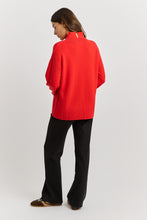 Load image into Gallery viewer, TOORALLIE Merino Split Neck Funnel Jumper
