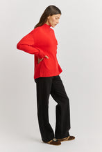 Load image into Gallery viewer, TOORALLIE Merino Split Neck Funnel Jumper