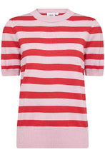 Laden Sie das Bild in den Galerie-Viewer, SAINT TROPEZ Mila SS Stripe Pullover
