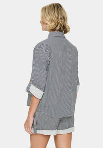 SAINT TROPEZ Zalinda Stripe Shirt