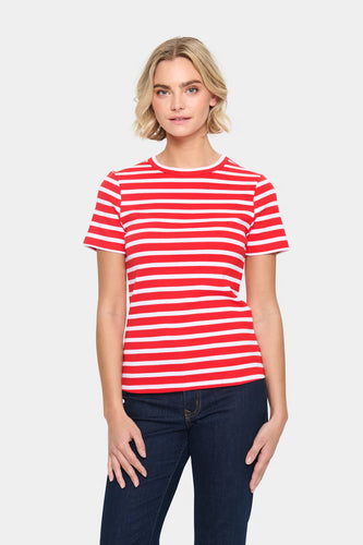 SAINT TROPEZ Aster Stripe Tee