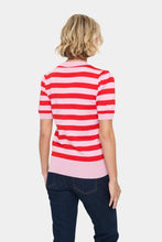 Laden Sie das Bild in den Galerie-Viewer, SAINT TROPEZ Mila SS Stripe Pullover