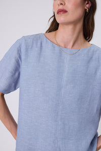 MARLOW Sable Linen Top