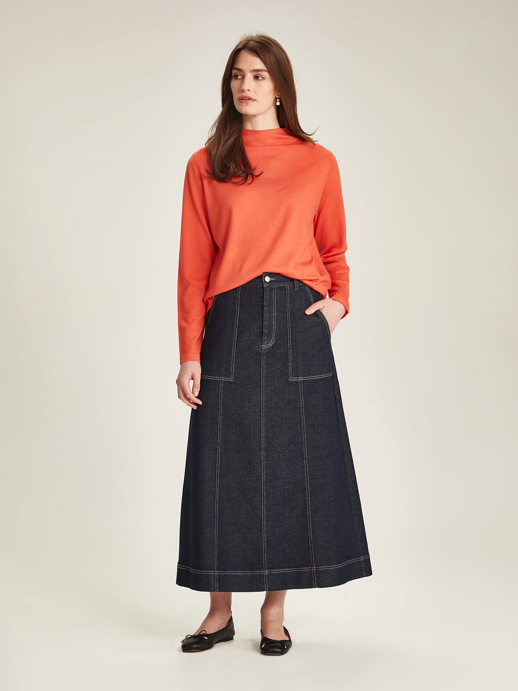 SILLS Harper Denim Skirt