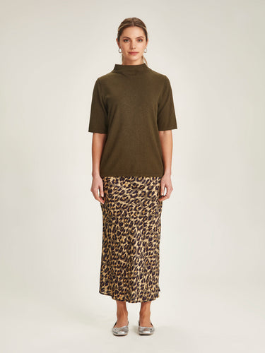 SILLS Bella Leopard Skirt