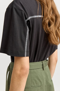 TOORALLIE Relaxed Crop Tee
