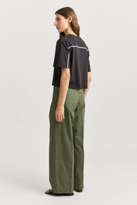 TOORALLIE Relaxed Crop Tee