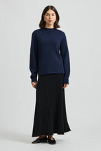 Load image into Gallery viewer, TOORALLIE Relaxed Mock Neck Knit