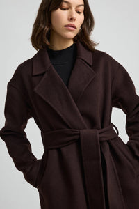 TOORALLIE Wrap Wool Coat