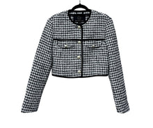 Load image into Gallery viewer, DEA Crop Chanel Style Woollen Jacket