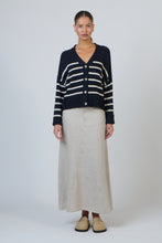 Load image into Gallery viewer, OJ V Neck Striped Cardigan