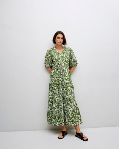 YERSE Anemone Floral Dress