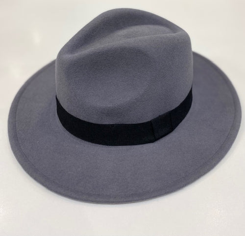 FREE SPIRIT Wool Wide Hatband Fedora 003